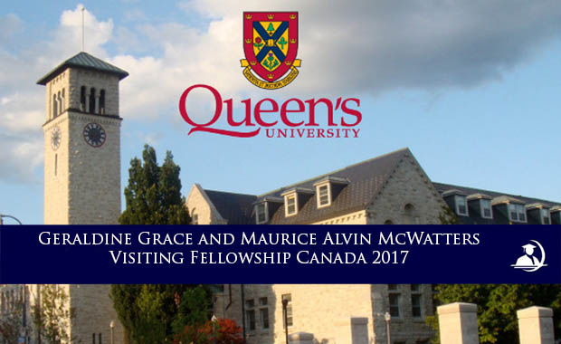  Geraldine Grace and Maurice Alvin McWatters Visiting Fellowship Canada 2016 