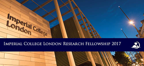  Imperial College London Research Fellowship UK 2017 