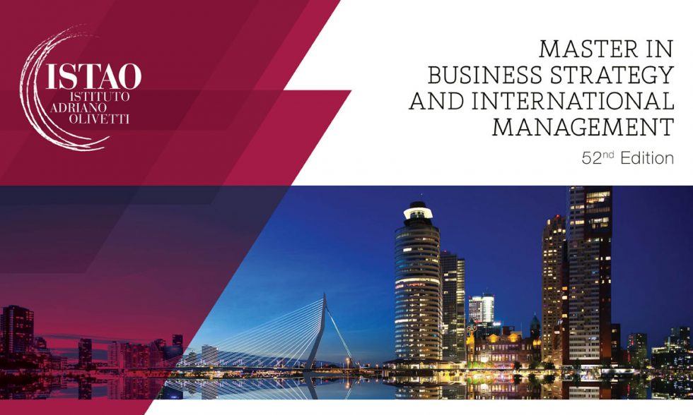 Italy Full and Partial Scholarships for Master in Business Strategy and International Management at ISTAO 2019