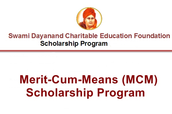 India 200 Swami Dayanand Education Foundation 4th Merit-Cum-Means 2018
