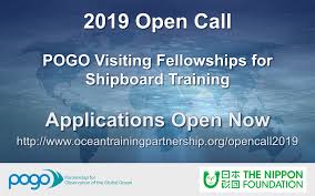  POGO Open Call for Shipboard Fellowship for Researchers from OECD Countries, 2019 