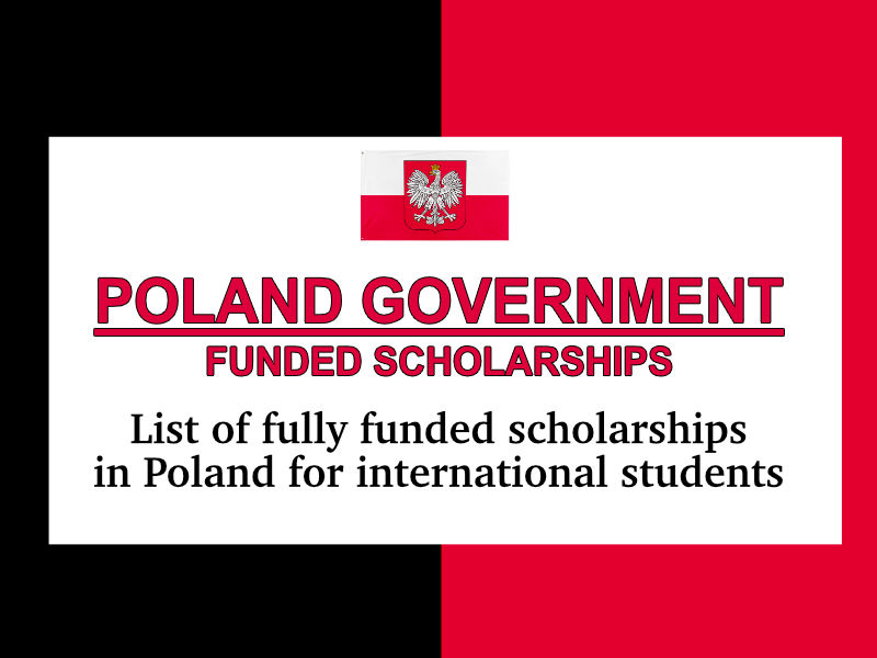 Poland Government funded Scholarships for International Students 2023