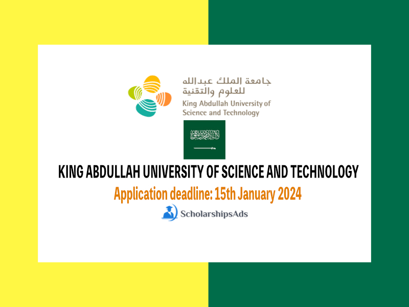 KAUST Saudi Arabia Scholarships.