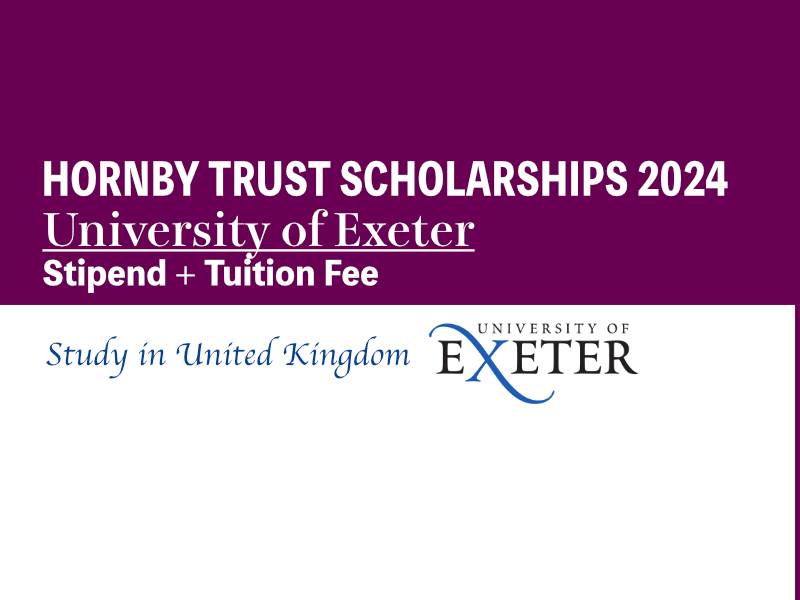 Hornby Trust Scholarships.