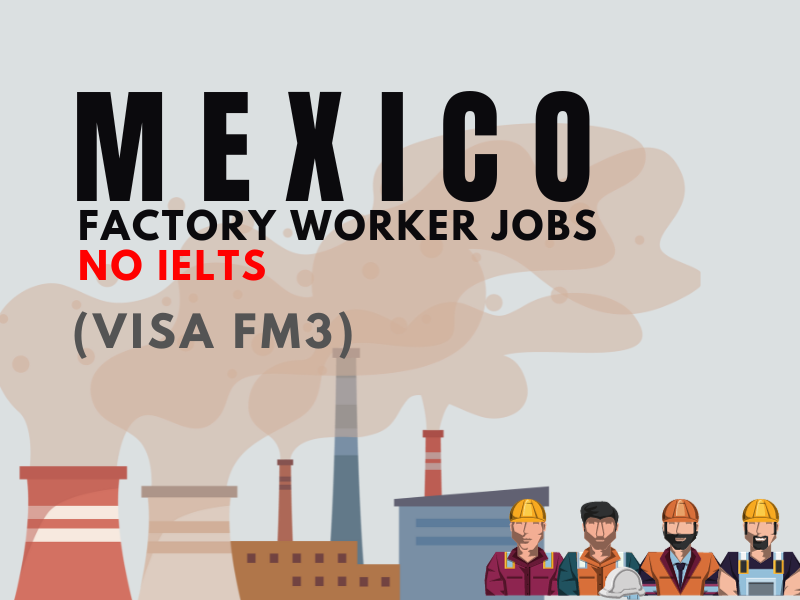Mexico Factory Worker Visa 2024 (FM3) Without IELTS Requirement
