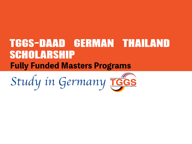 TGGSDAAD German+Thai Scholarships 2025 for International Students