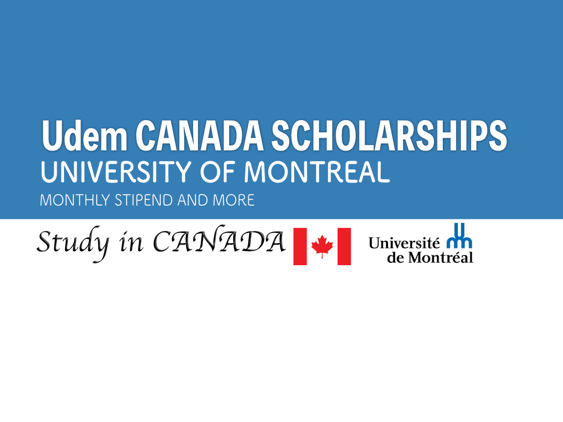 UdeM Exemption Scholarship Canada 2024 for International students at University of Montreal