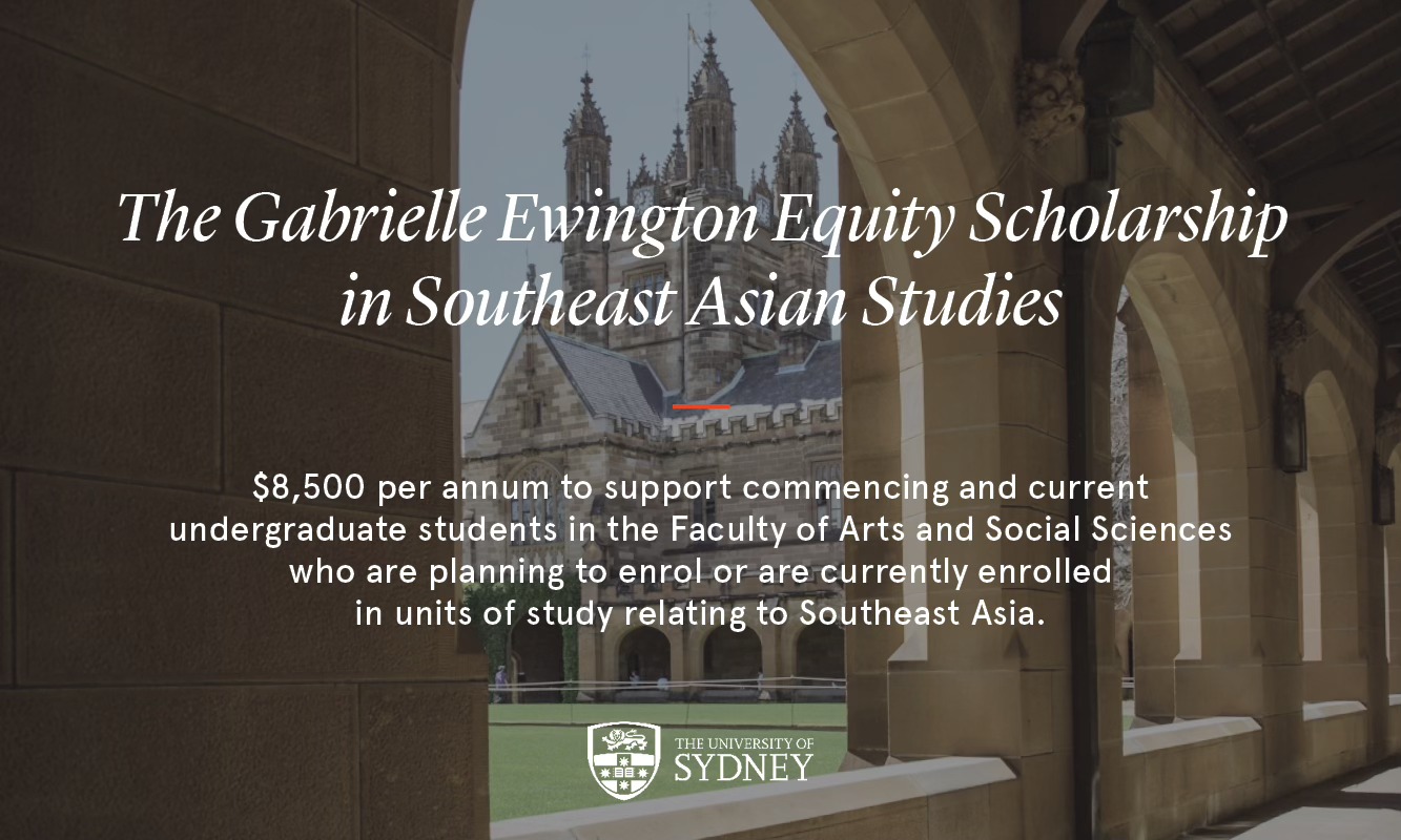  University of Sydney Gabrielle Ewington Equity Scholarships. 