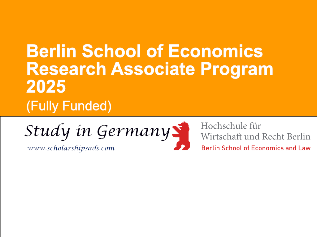 Berlin School of Economics Germany Research Associate Program 2025 (Fully Funded)