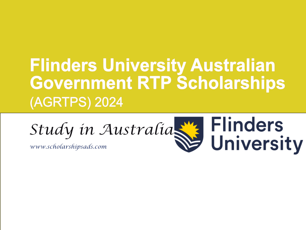 Flinders University Australian Government RTP Scholarships.