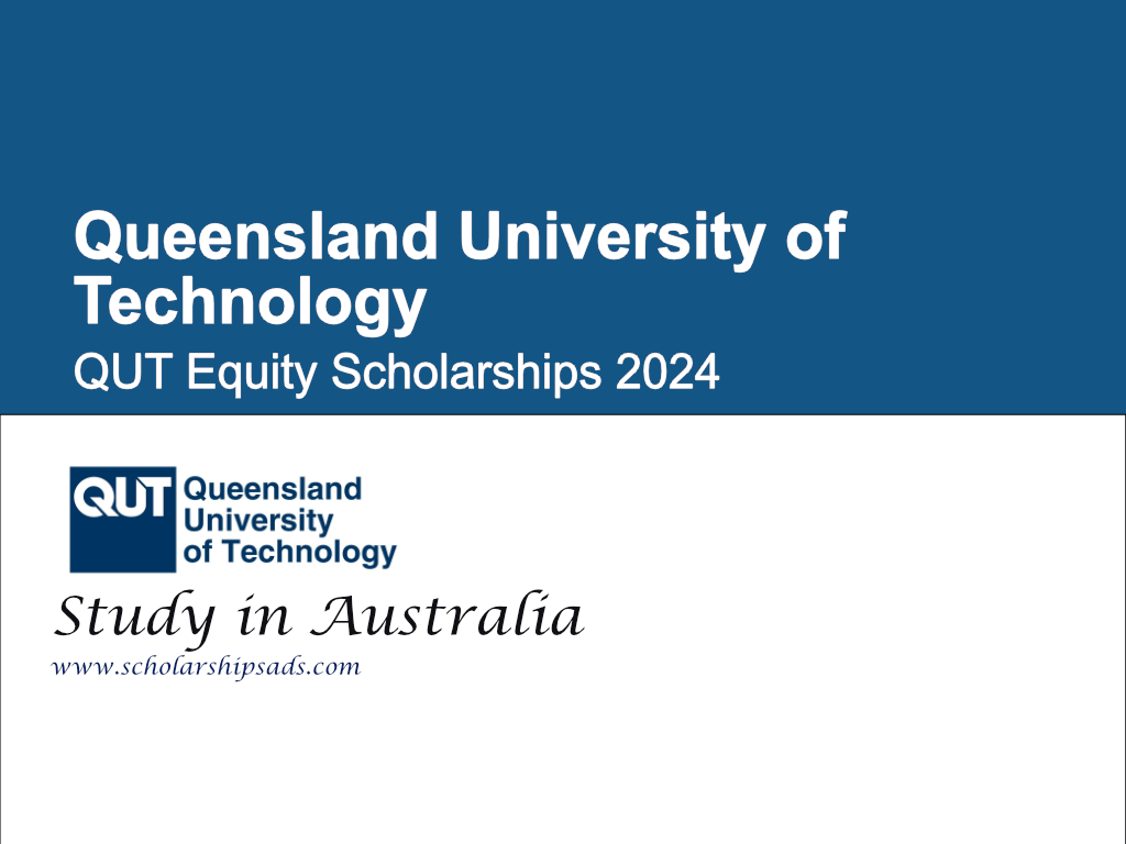 Queensland University of Technology (QUT) Equity Scholarships.