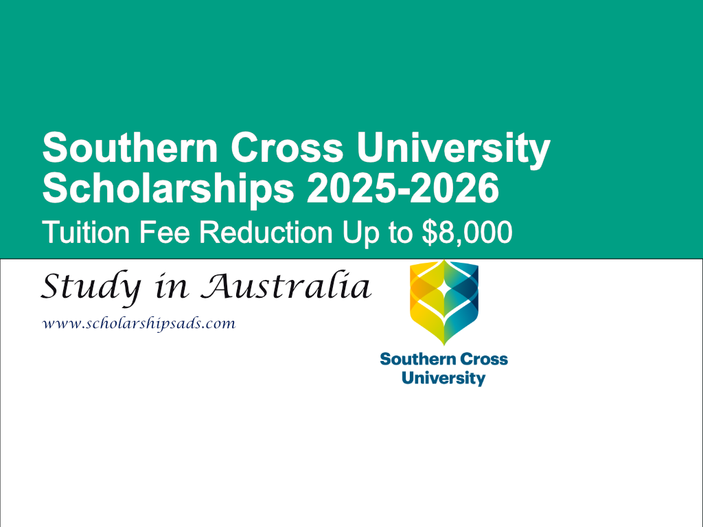 Southern Cross University Australia Scholarships.