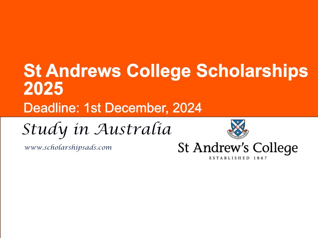 St Andrews College Australia Scholarships 2025