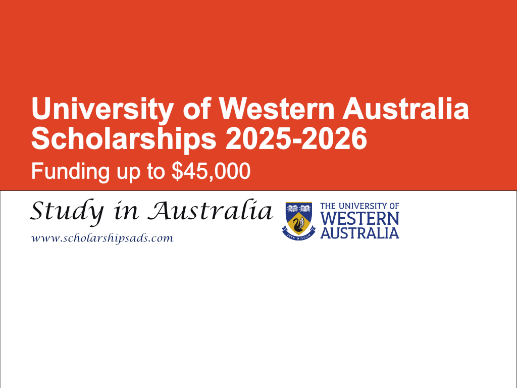 University of Western Australia Scholarships 2025