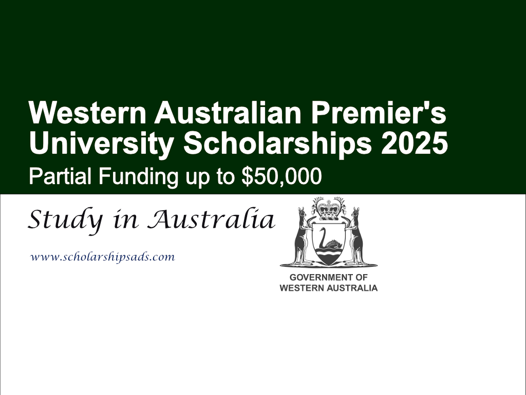 Western Australian Premiers University Scholarships 2025 in Australia