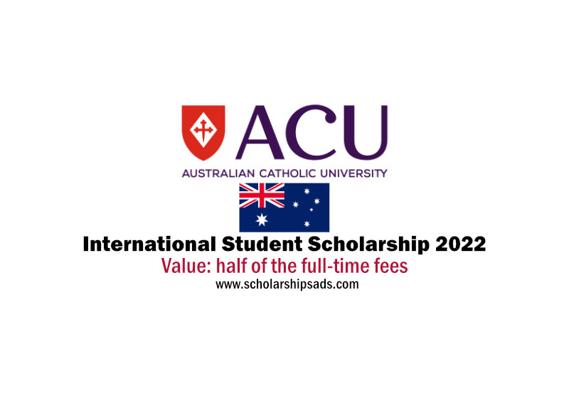  Australian Catholic University International Student Scholarships. 