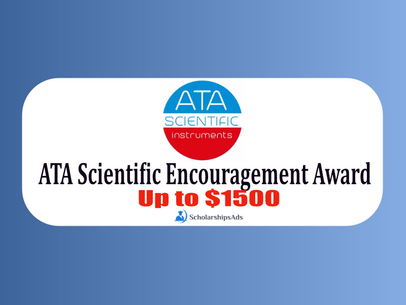 ATA Scientific Encouragement Award 2022 - ATA Scientific, Australia