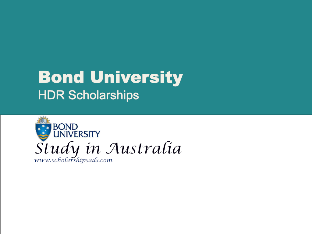  Bond University Australia Scholarships. 