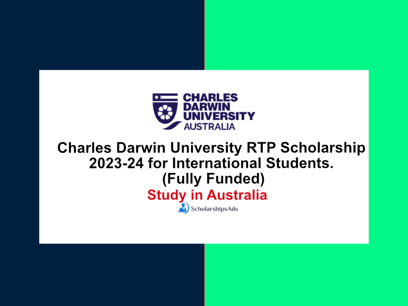 Charles Darwin University RTP Scholarship 2023-24 for International Students. (Fully Funded)