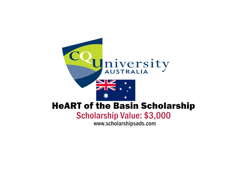  Central Queensland University Australia HeART of the Basin Scholarships. 