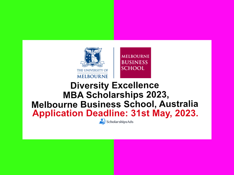 Diversity Excellence MBA Scholarships.