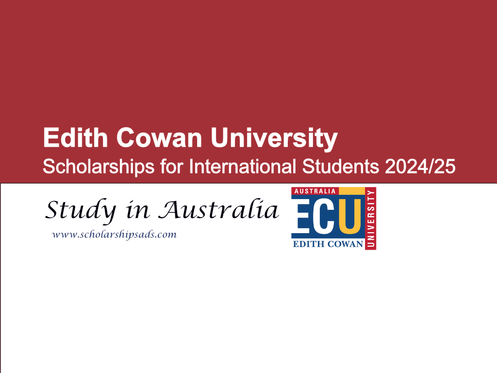  Edith Cowan University Scholarships. 
