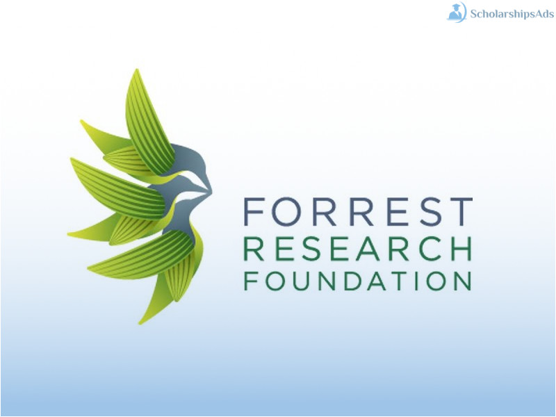 Forest Research Organization Forrest PhD Scholarships.