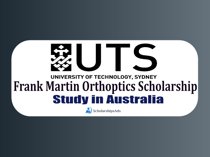 Frank Martin Orthoptics Scholarships.