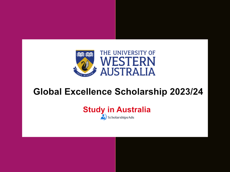  The University of Western Australia The Global Excellence Scholarships.