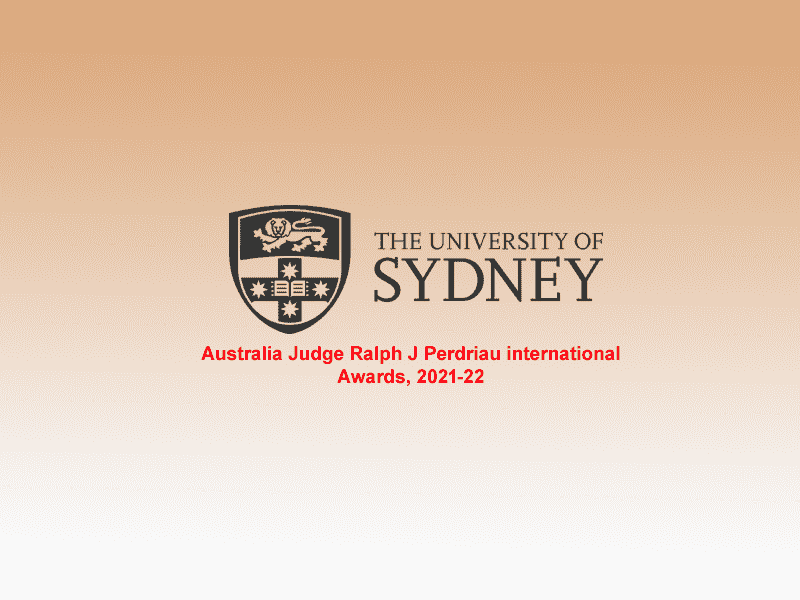  Australia Judge Ralph J Perdriau international Awards, 2021-22 