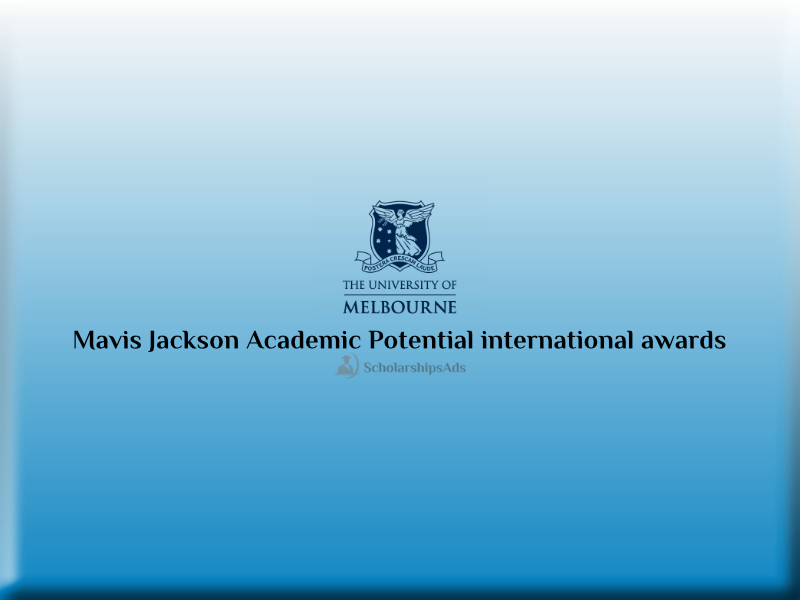 University of Melbourne funds Mavis Jackson Academic Potential international awards