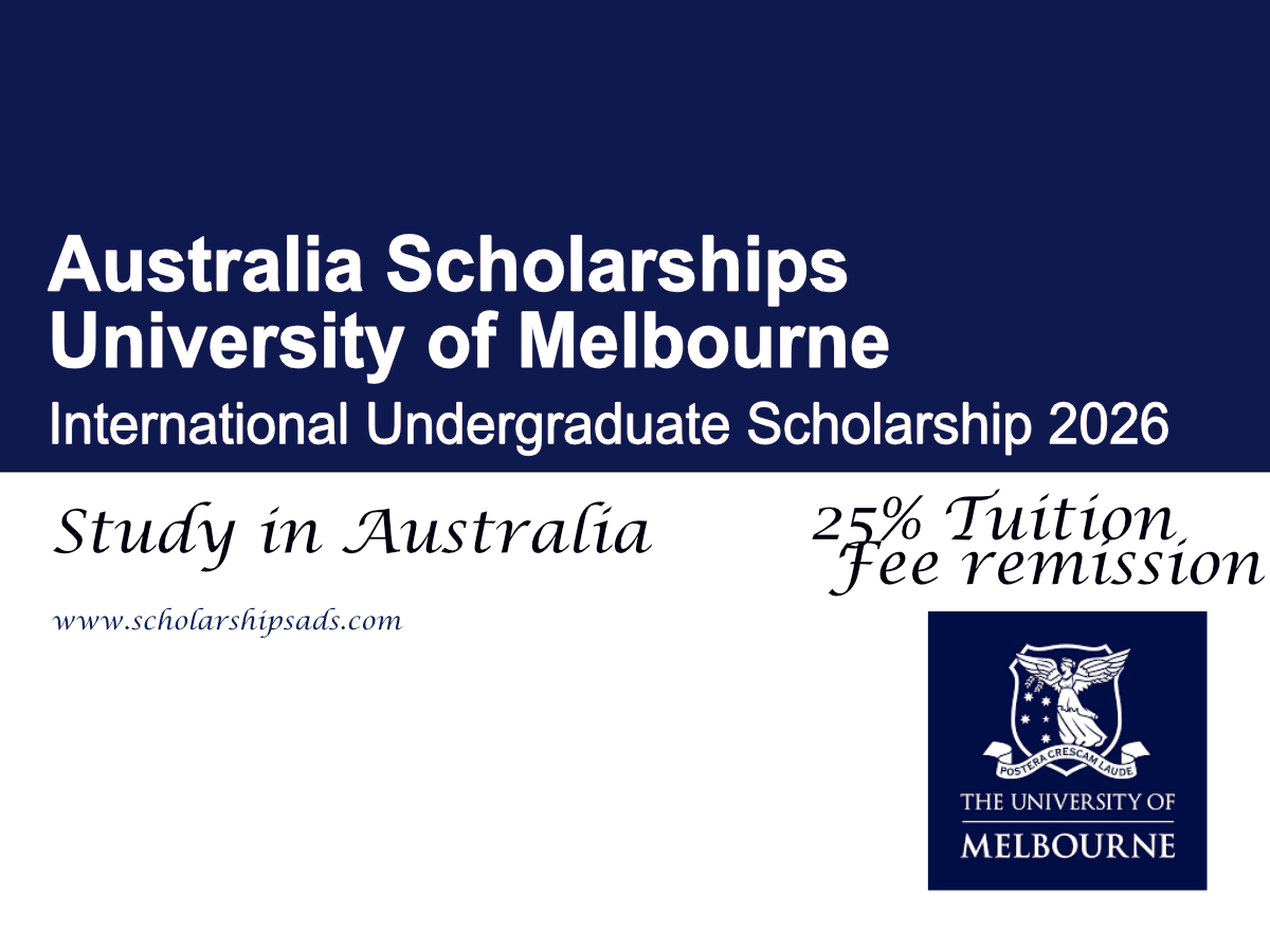 Australia University of Melbourne International Undergraduate Scholarship 2026
