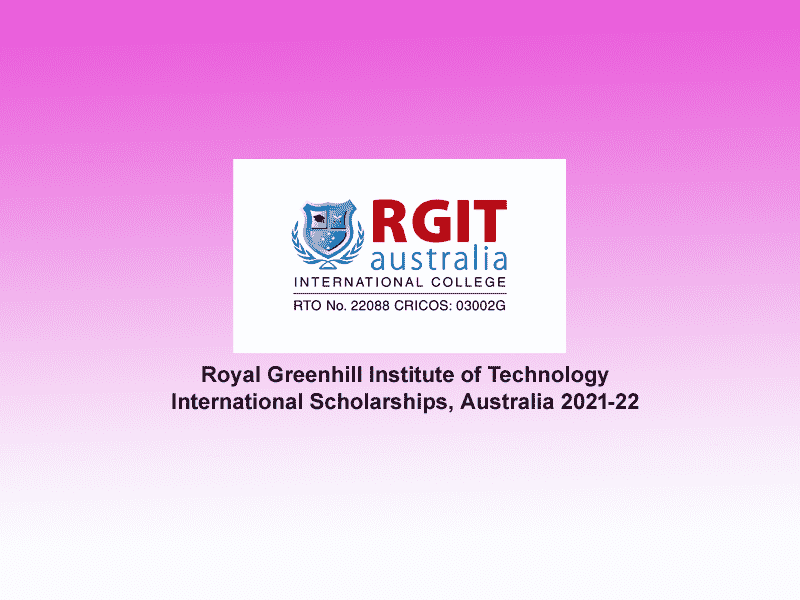 Royal Greenhill Institute of Technology International  Scholarships.