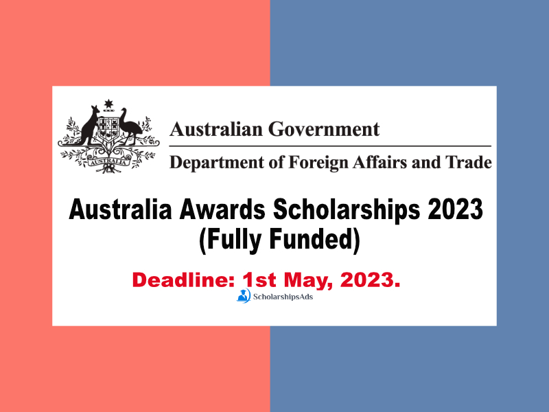 Australia Awards Scholarships 2023, Australia. (Fully Funded)