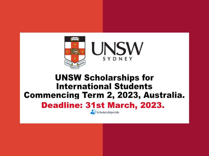 UNSW Scholarships.