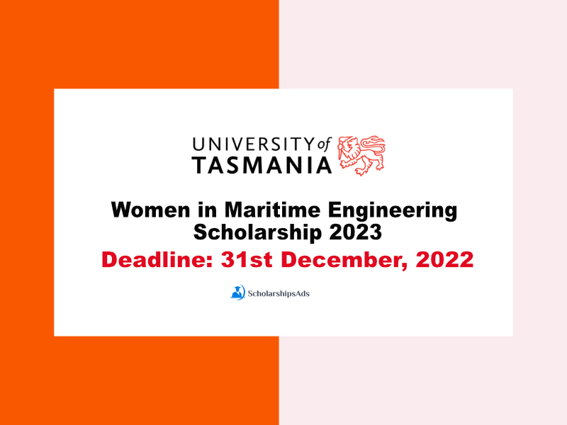 Women in Maritime Engineering Scholarships.