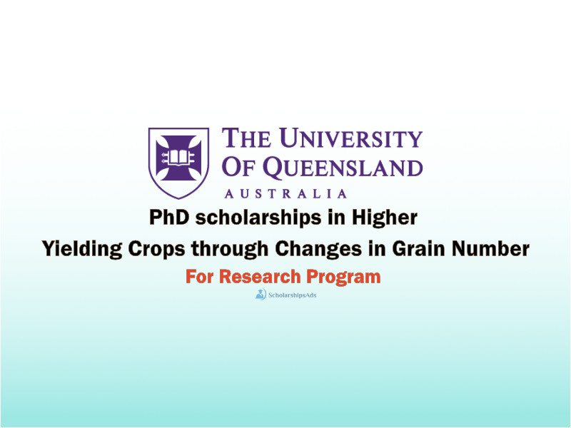 University of Queensland PhD Scholarships.