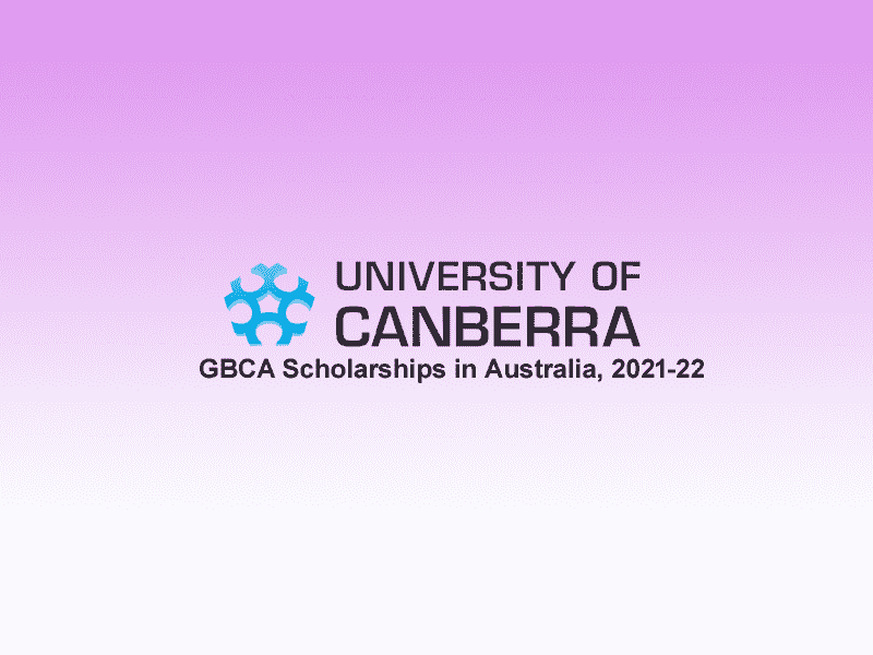 University of Canberra GBCA Scholarships in Australia, 2021-22