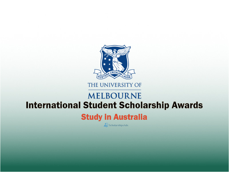 University of Melbourne International Student Scholarships.