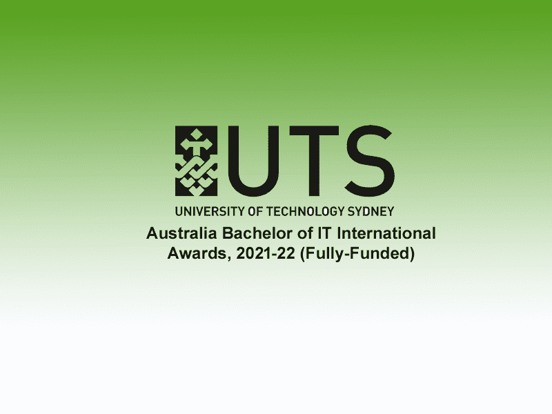 Australia Bachelor of IT International Awards, 2021-22 (Fully-Funded)