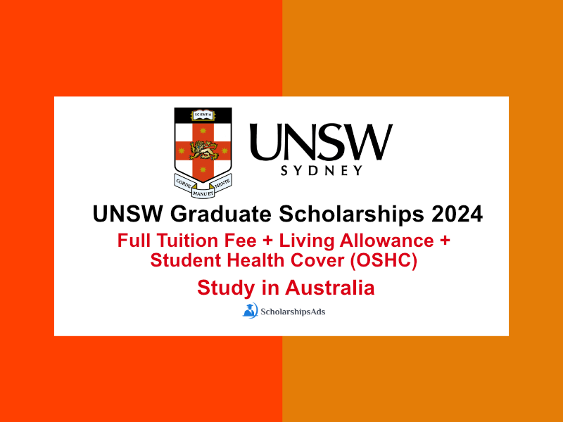 UNSW Graduate Scholarships.