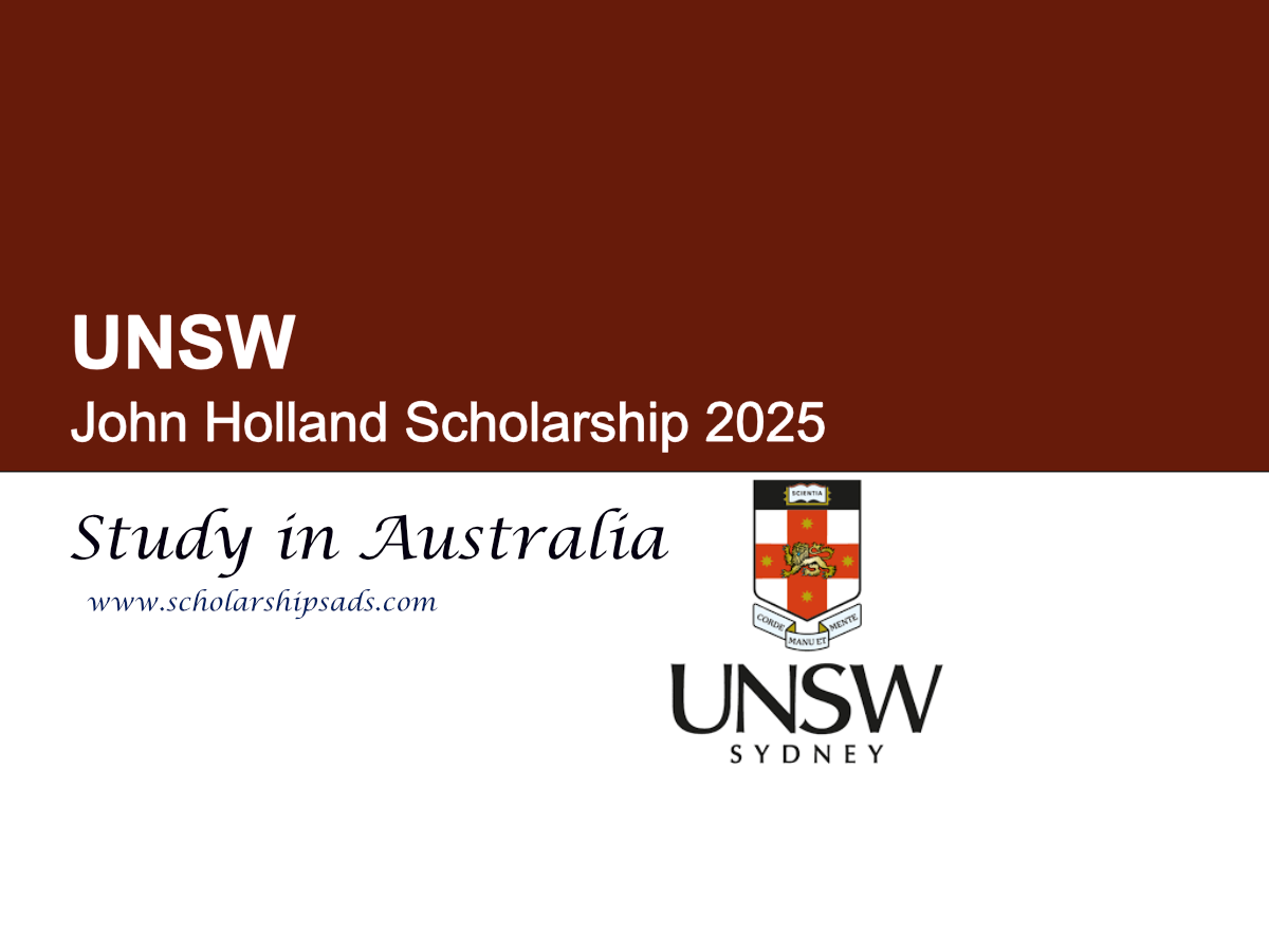 UNSW Australia John Holland Scholarships.