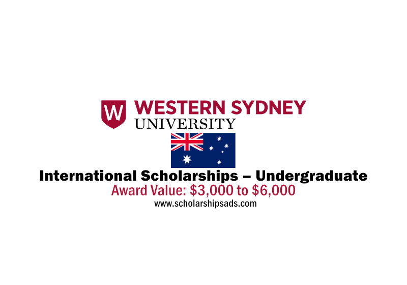 Australia Western Sydney University International Scholarships.