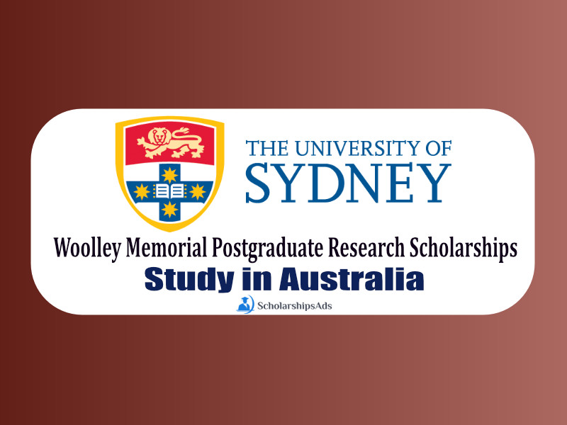  Woolley Memorial Postgraduate Research Scholarships. 