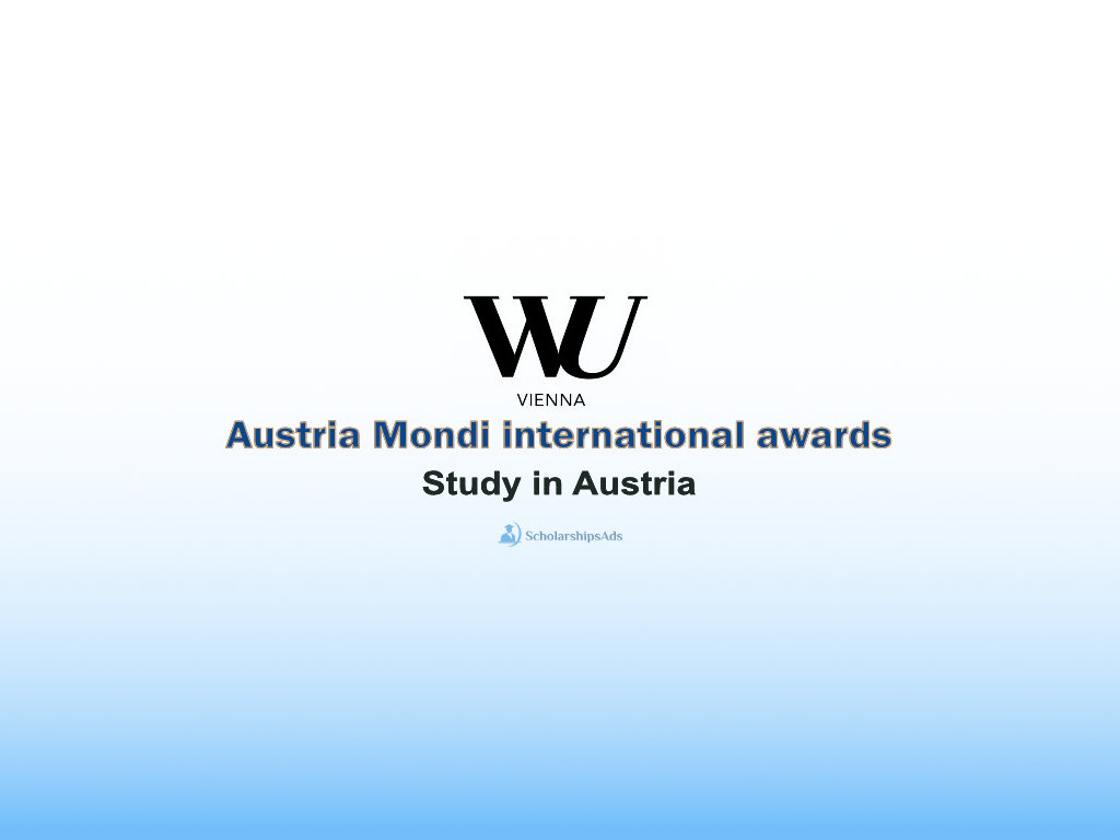  Austria Mondi international awards at Vienna University of Economics and Business 
