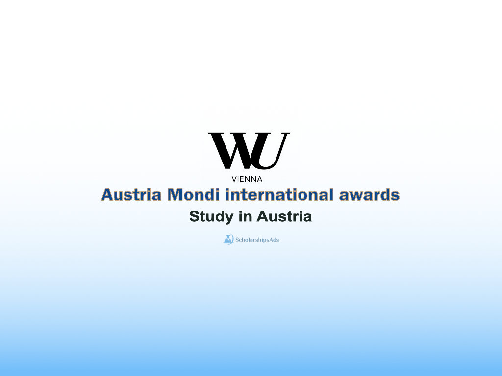 Austria Mondi international awards at Vienna University of Economics and Business