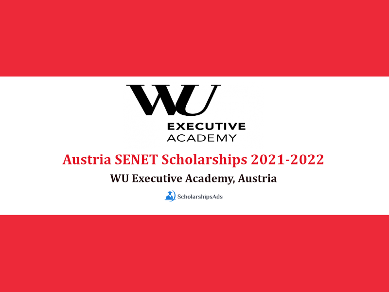 Austria SENET Scholarships WU Executive Academy 2021-2022