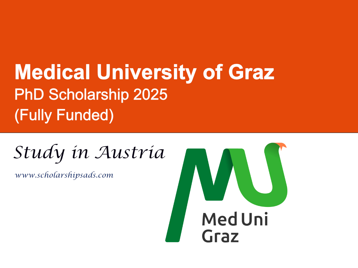 Medical University of Graz PhD Scholarship 2025 (Fully Funded)