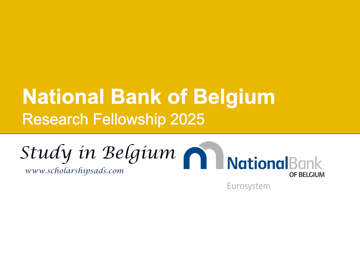 National Bank of Belgium Research Fellowship 2025