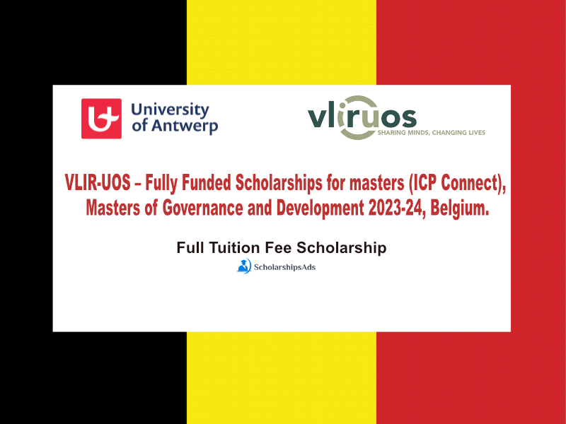  VLIR-UOS-Fully Funded Scholarships. 